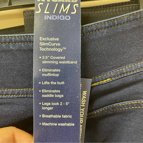 Indigo Nygard Boot Cut Plus size 3X - Picture 5 of 9